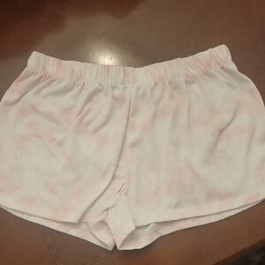 Carter's Pink and White Tie-Dye Sleep Shorts